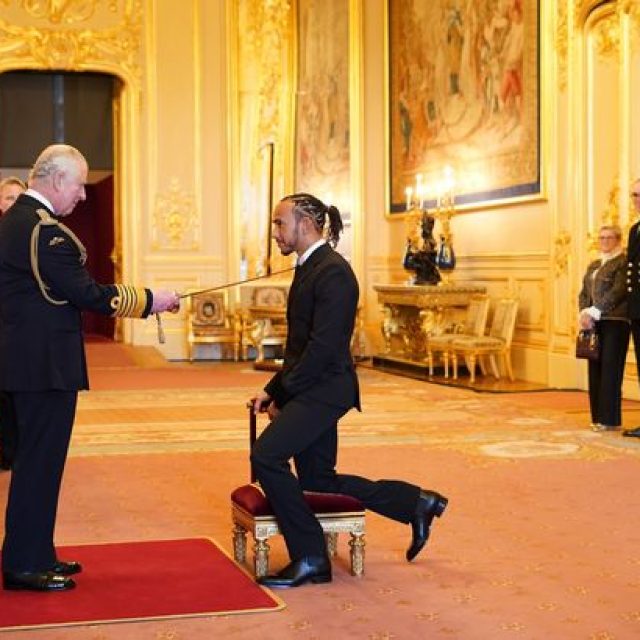 Sir Lewis Hamilton – F1 Knighted for his services to motorsports.
